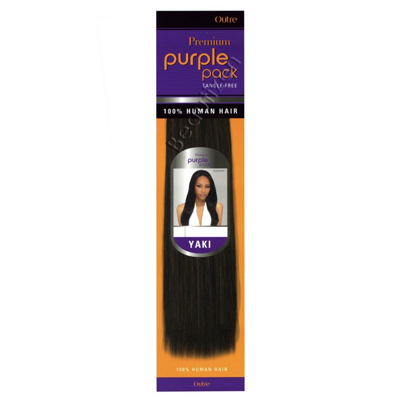 Outre 100 Human Hair Premium Purple Pack Yaki WVG 18 Shopolle