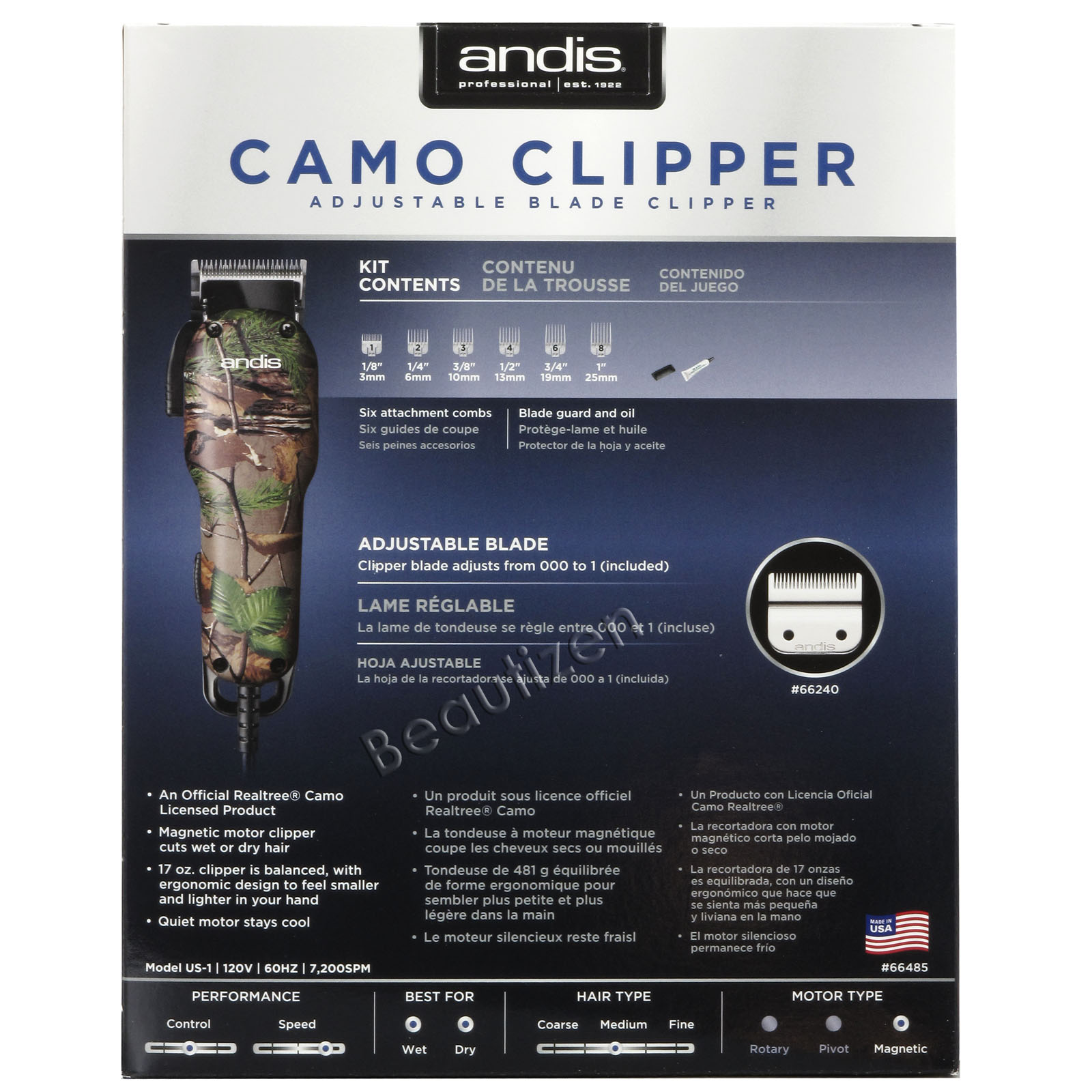 andis camo clippers