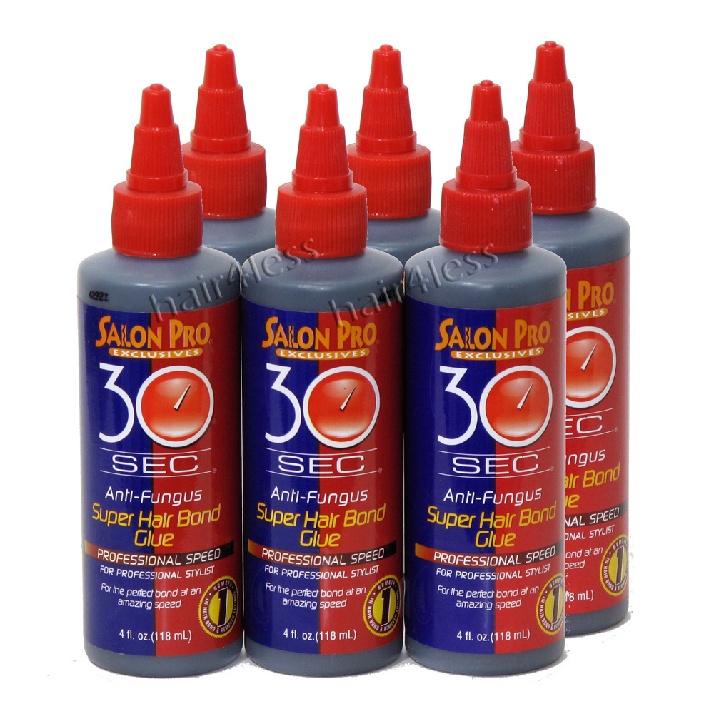 Pack Of 6 Salon Pro 30 Super Hair Bond Glue 4 Oz Shopolle Com