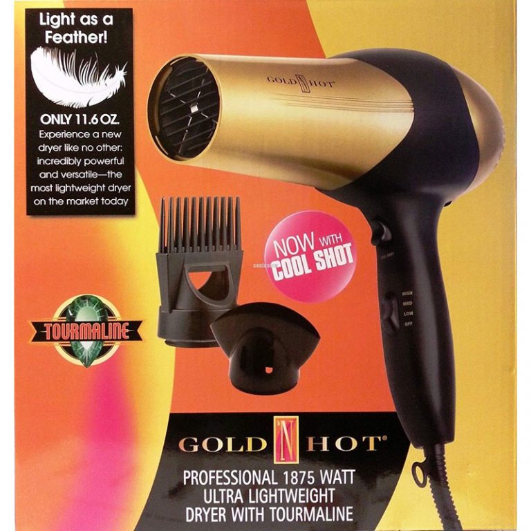 Gold N Hot Professional 1875 Watt Light Weight Ionic Dryer With