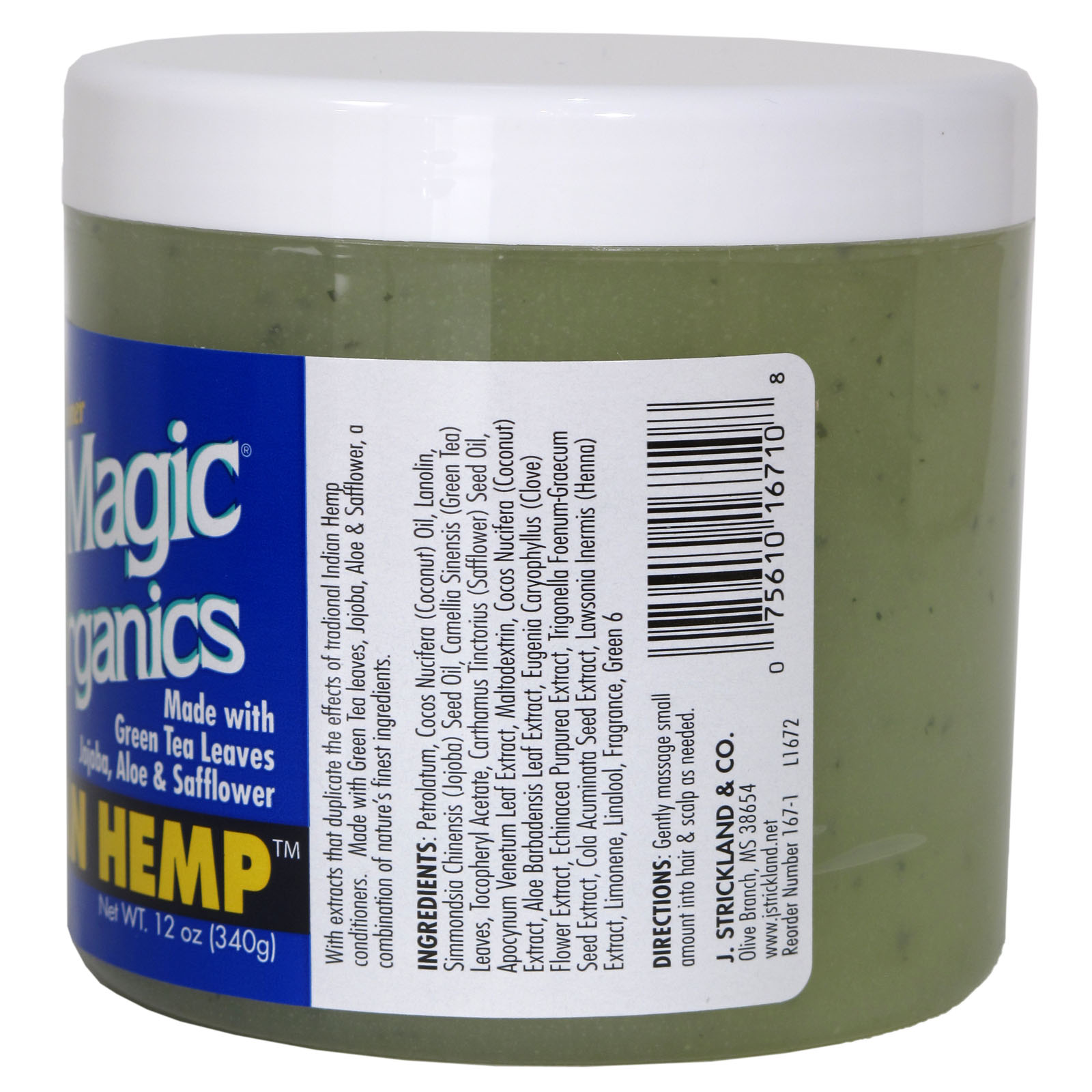 Blue Magic Organics Indian Hemp 12 oz 
