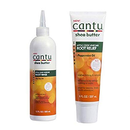 Cantu Apple Cider Vinegar Root Relief Root Rinse Set Shopolle Com