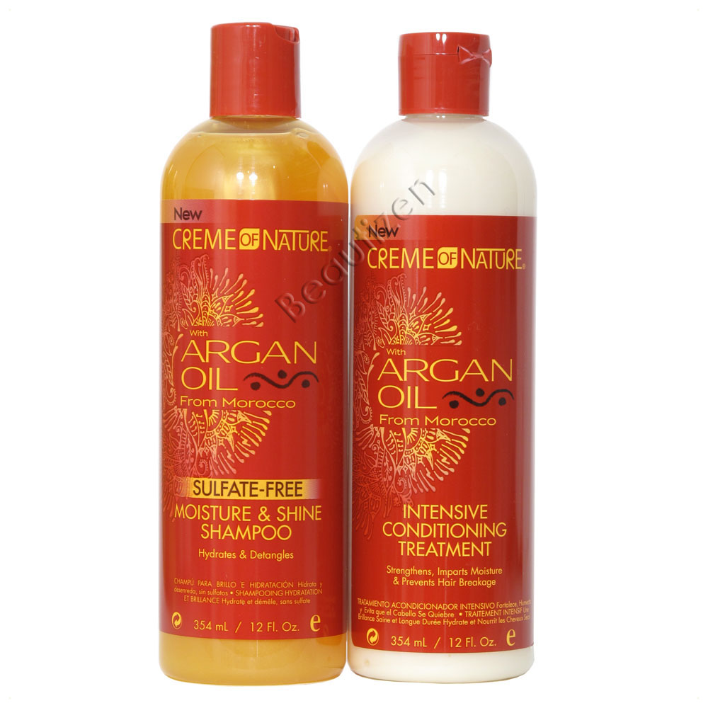 Creme of Nature Argan Oil Shampoo & Conditioning Treatment - Shopolle.com