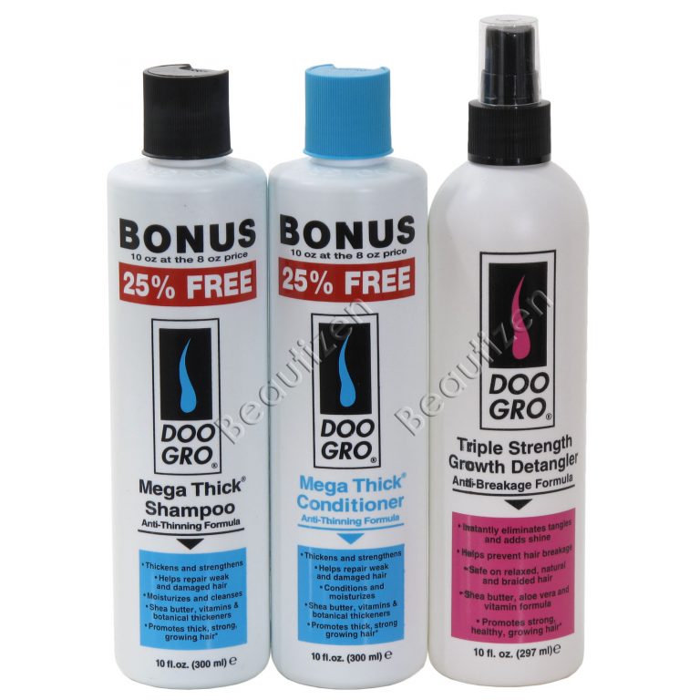 Shampoing Doo Gro Mega Épaisse Anti-Amincissement - 237ml, Pour Cheveux Abîmés Et Fragiles