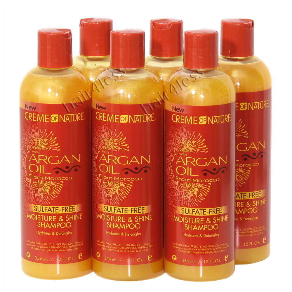 Pack of Creme Argan Moisture & Shine Shampoo 12 oz - Shopolle.com