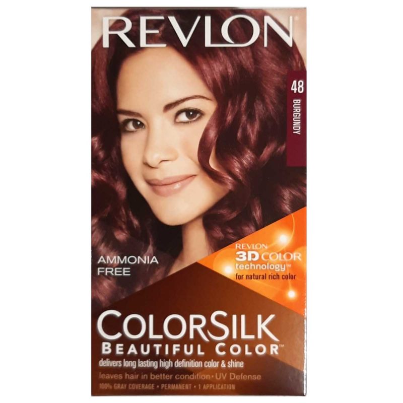 REVLON ColorSilk 48 Burgundy Permanent Color - Shopolle.com