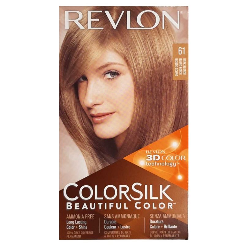 REVLON ColorSilk 61 Dark Blonde Permanent Color - Shopolle.com